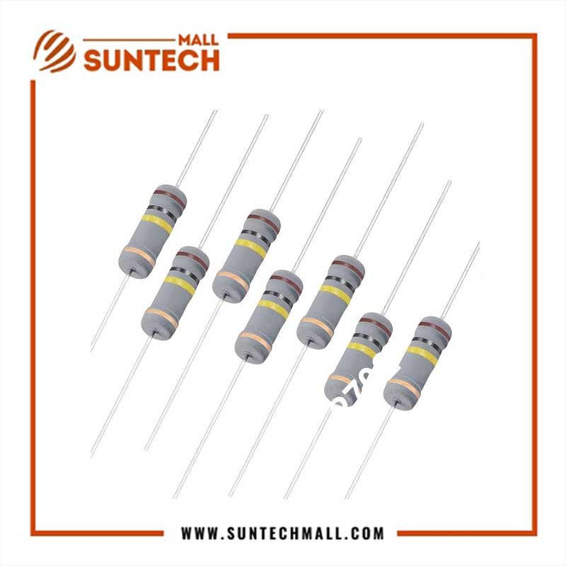 100K Ohm 2W 5% Carbon Film Fixed Resistor 1 100K Ohm 2W