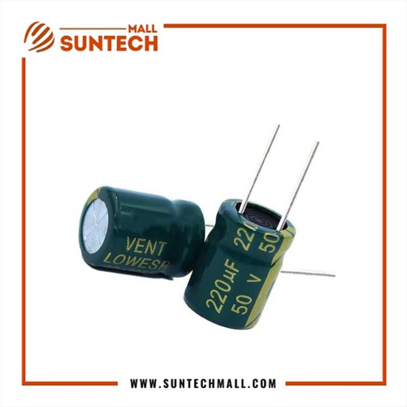 50V 220uF aluminum electrolytic capacitor 1 50V 220uF