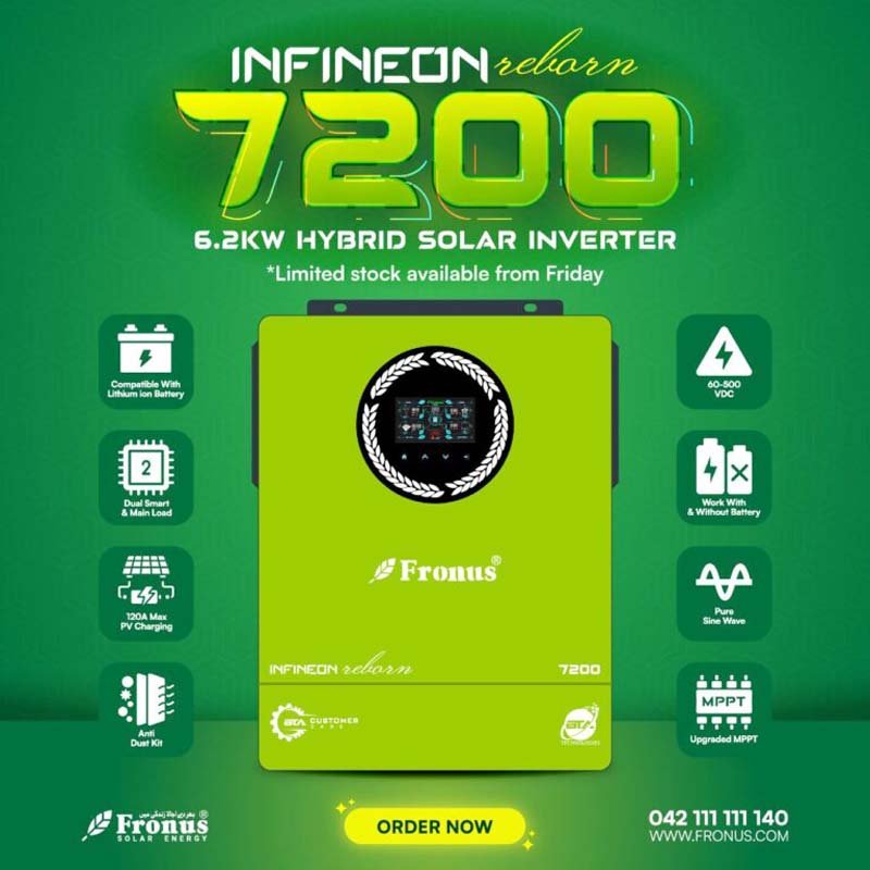 Fronus pv 7200 Infineon reborn solar inverter 1 Fronus pv 7200