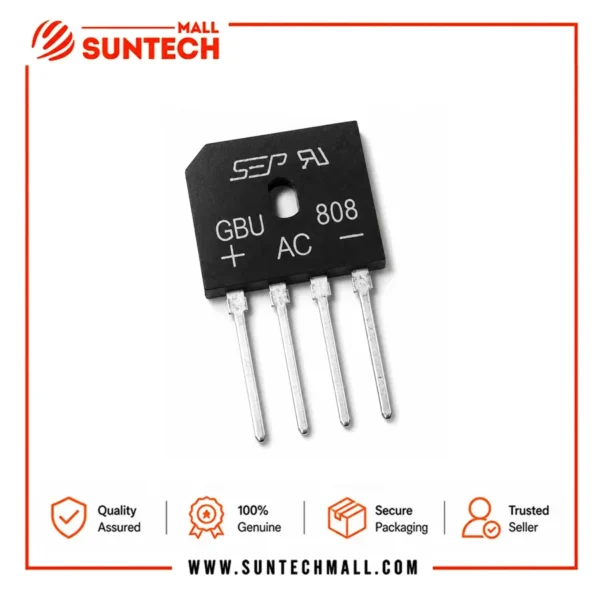 GBU08 1000V 8A BRIDGE RECTIFIER DIP