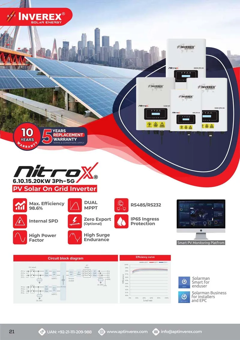 Inverex Nitrox 6KW-3Ph On-Grid Solar Inverter: Best Reliable Price 2 Inverex Nitrox 6KW