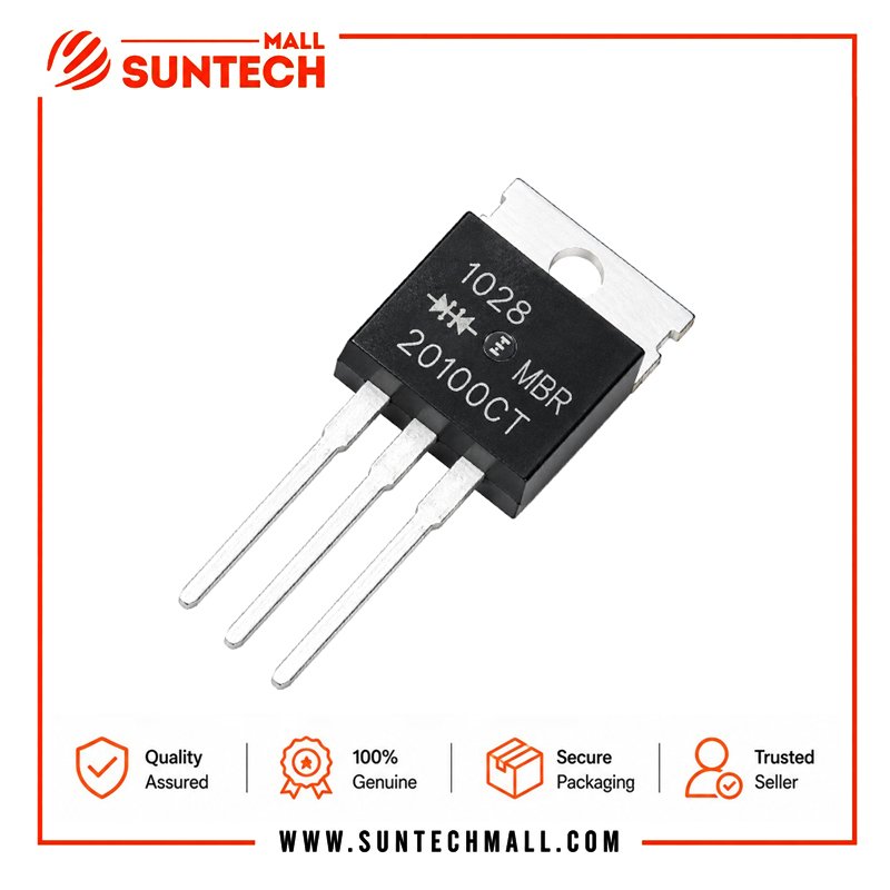 MBR 20100FCT Schottky Diode To-220 1 MBR 20100FCT
