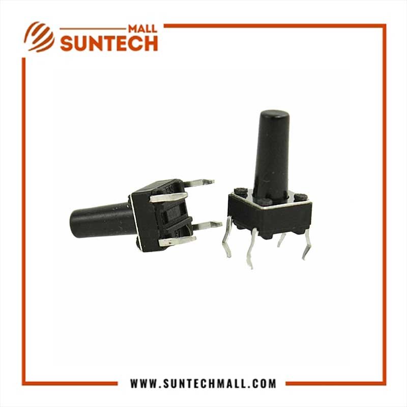 Tactile Tact Push Button Switch 6X6X13mm 4-pin DIP 1 Tactile Tact Push Button