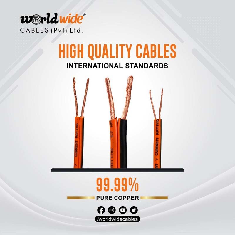 World Wide Economy 2Core 2MM Cable (Yard) 1 WORLD WIDE ECONOMY 2CORE 2MM