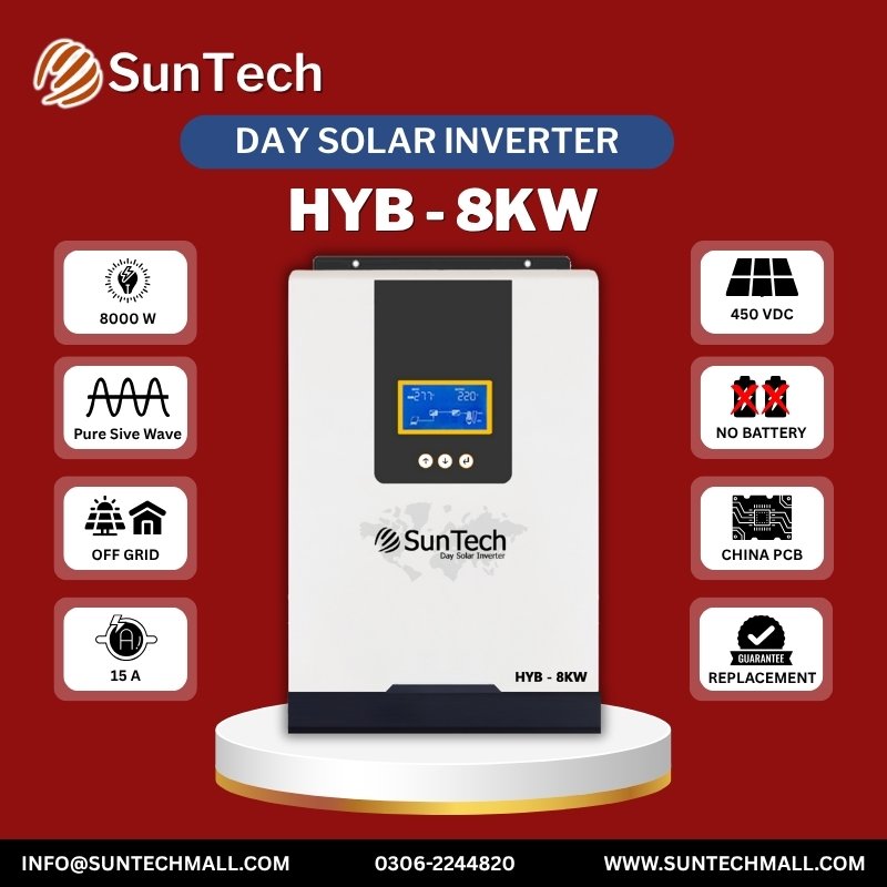Suntech HYB-8KW Powerful Off-Grid Solar Inverter 1 Suntech HYB-8KW