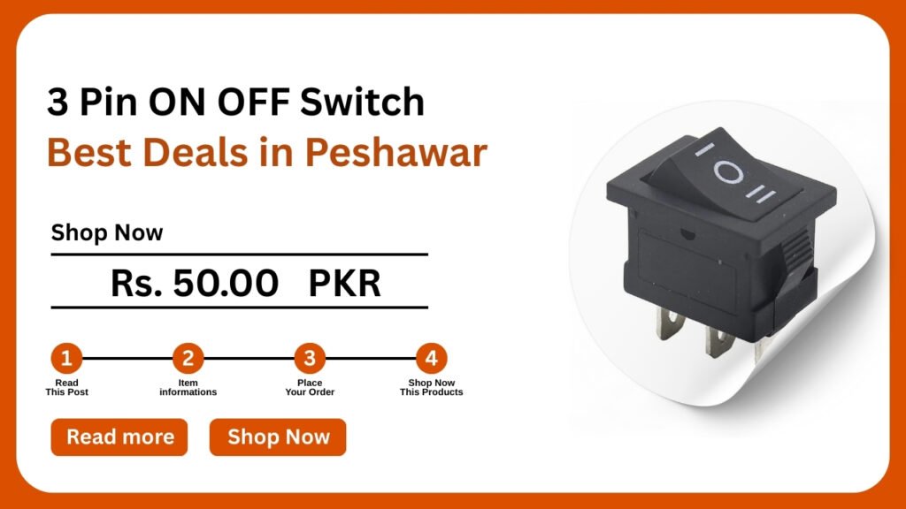 3 Pin Rocker Switch