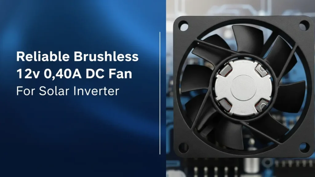 Reliable Brushless 12v 0.40A DC Fan for Solar Inverter in Pakistan 3 Brushless 12v 0.40A DC Fan