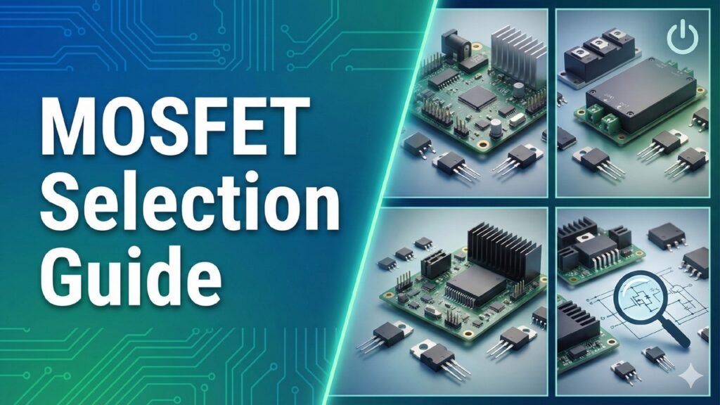Power MOSFET Selection Guide: Choose the Right MOSFET for Your Project 2 Different types of power MOSFETs used in electronic applications