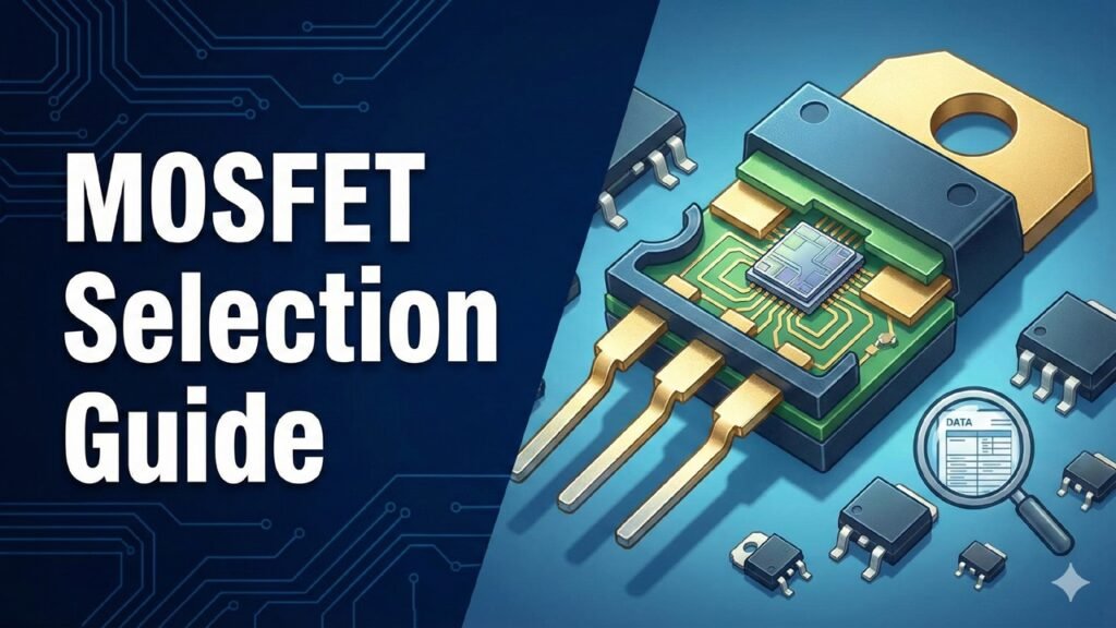 Power MOSFET used in high efficiency power electronics circuit