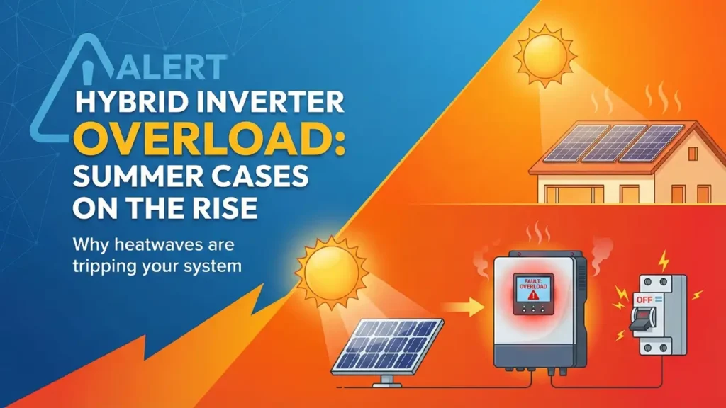 Hybrid inverter overload and overheating problem in Pakistan summer