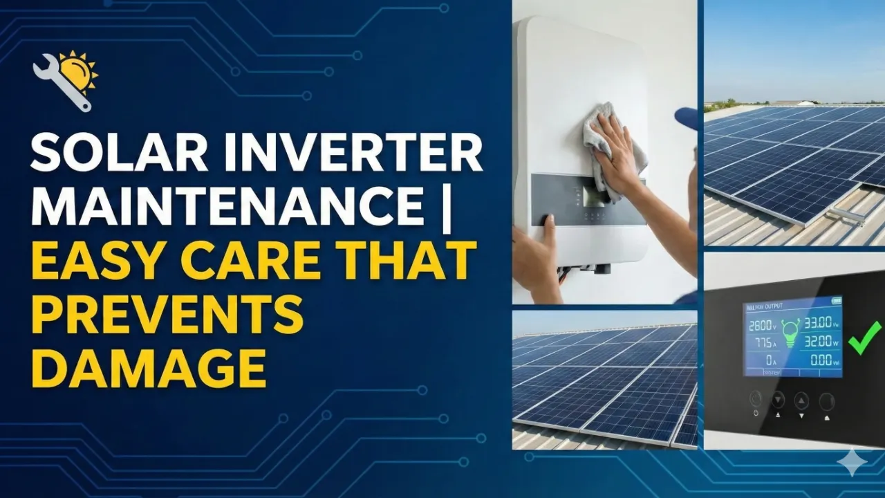 Solar inverter maintenance and cleaning to prevent early failure in Pakistan