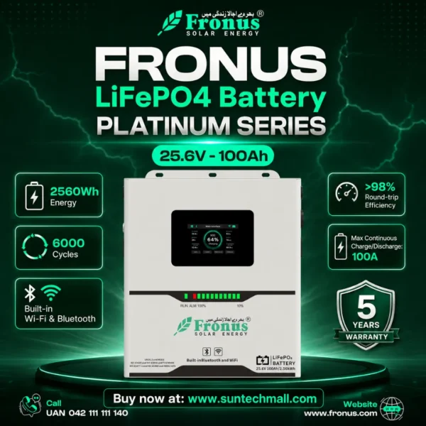 Fronus LifePo4 Platinum series 2.5KWH