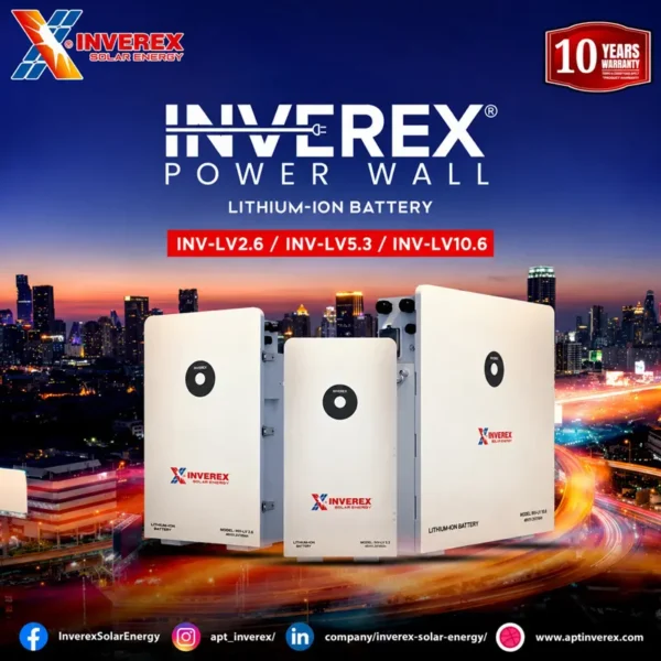 Inverex power wall 48v 100A 5.1kwh IP21 Battery bank