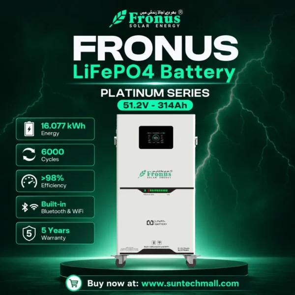 Fronus LifePo4 Platinum series 16KWH