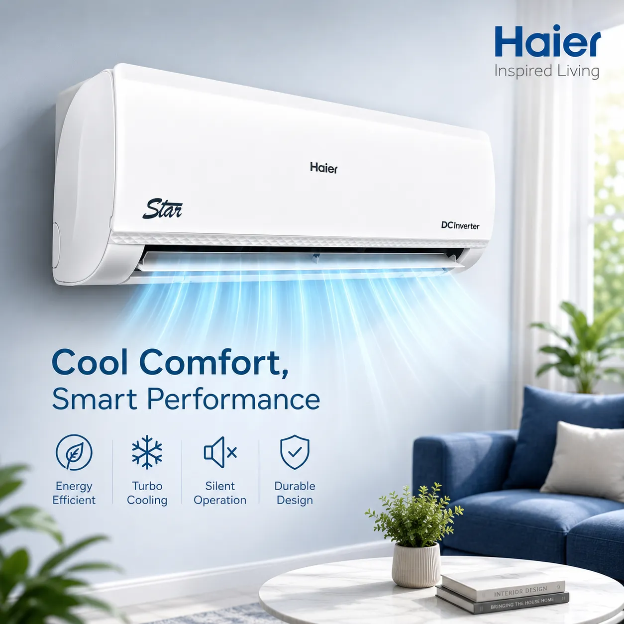 HAIER HSU-19HFCA/023WDC (White) Triple Inverter 1 HAIER HSU-19HFCA023WDC(White) Triple Inverter