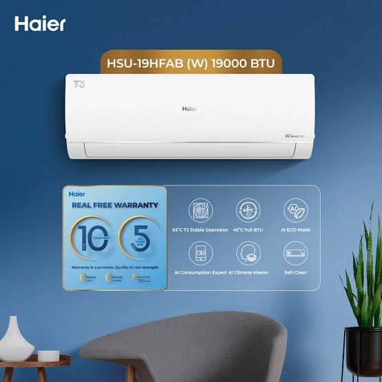 HAIER HSU-19HFAB/013WDC(White) T3 Pro Inverter